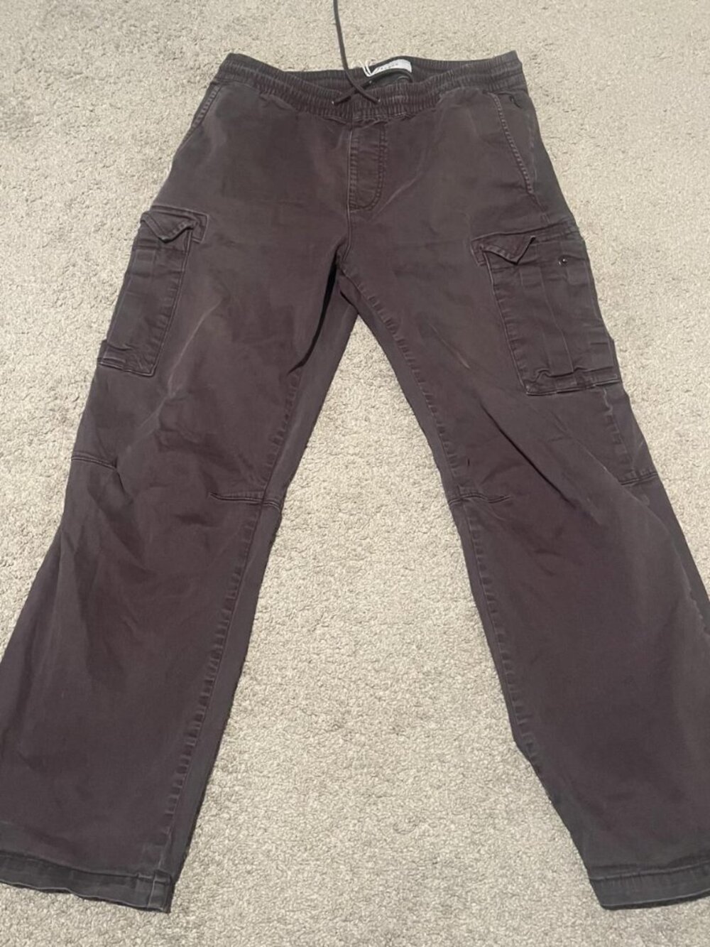 PacSun Brown Baggy Cargo Pants Men’s Medium Wide Leg Y2K